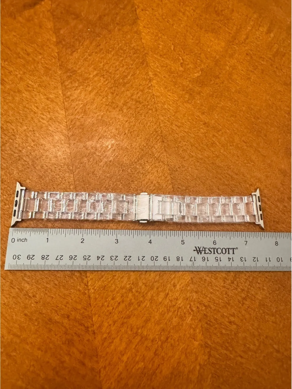 Clear Resin Link Watch Strap Band for Apple Watch 546